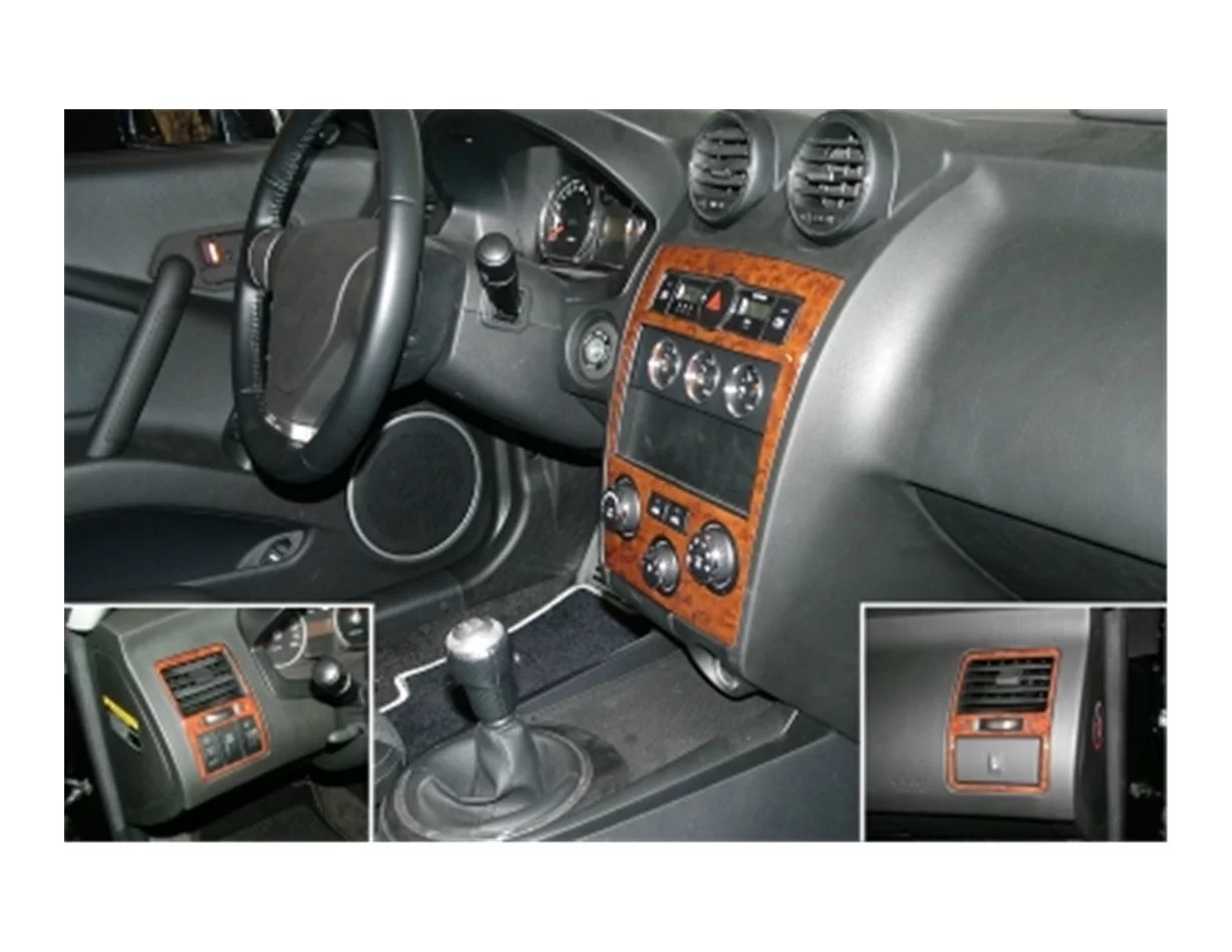 Hyundai Coupe 02.05-12.08 3D Interior Dashboard Trim Kit Dash Trim Dekor 5-Parts - 1 - Interior Dash Trim Kit