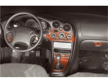 Hyundai Coupe 08.96-12.04 3D Interior Dashboard Trim Kit Dash Trim Dekor 8-Parts - 1 - Interior Dash Trim Kit
