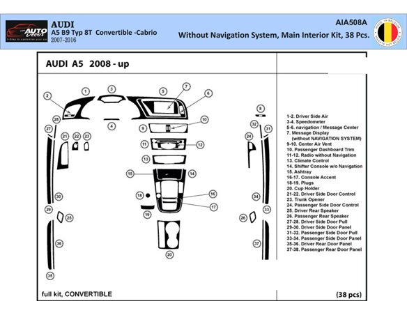 Chrysler Voyager 03.01-09.07 3M 3D Car Tuning Interior Tuning Interior Customisation UK Right Hand Drive Australia Dashboard Tri