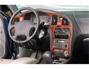 Hyundai Elantra 01.04-01.07 3D Interior Dashboard Trim Kit Dash Trim Dekor 10-Parts - 1 - Interior Dash Trim Kit