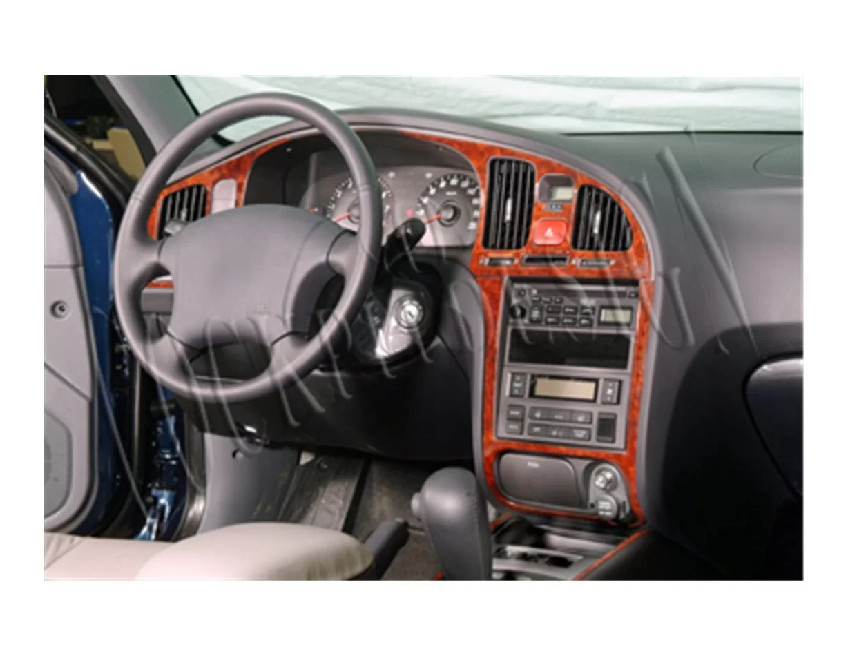 Hyundai Elantra 01.04-01.07 3D Interior Dashboard Trim Kit Dash Trim Dekor 10-Parts - 1 - Interior Dash Trim Kit