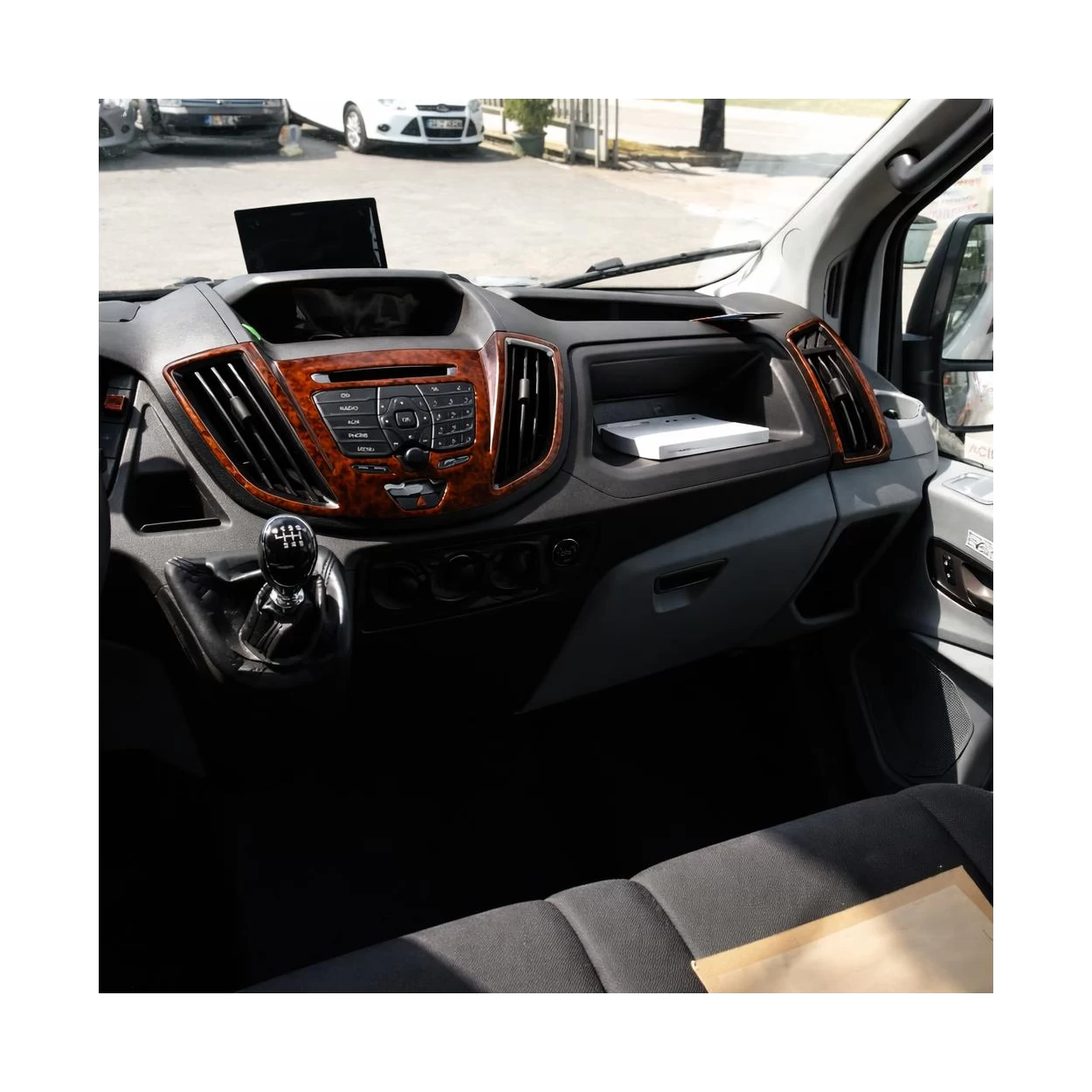 Ford Transit 01.2014 3D Interior Dashboard Trim Kit Dash Trim Dekor 23-Parts