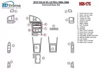 Hyundai Elantra 2004-2006 Universal Basic Set Interior BD Dash Trim Kit - 1 - Interior Dash Trim Kit Hyundai Elantra 2004-2006 Universal Basic Set Interior BD Dash Trim Kit - 1 - Interior Dash Trim Kit