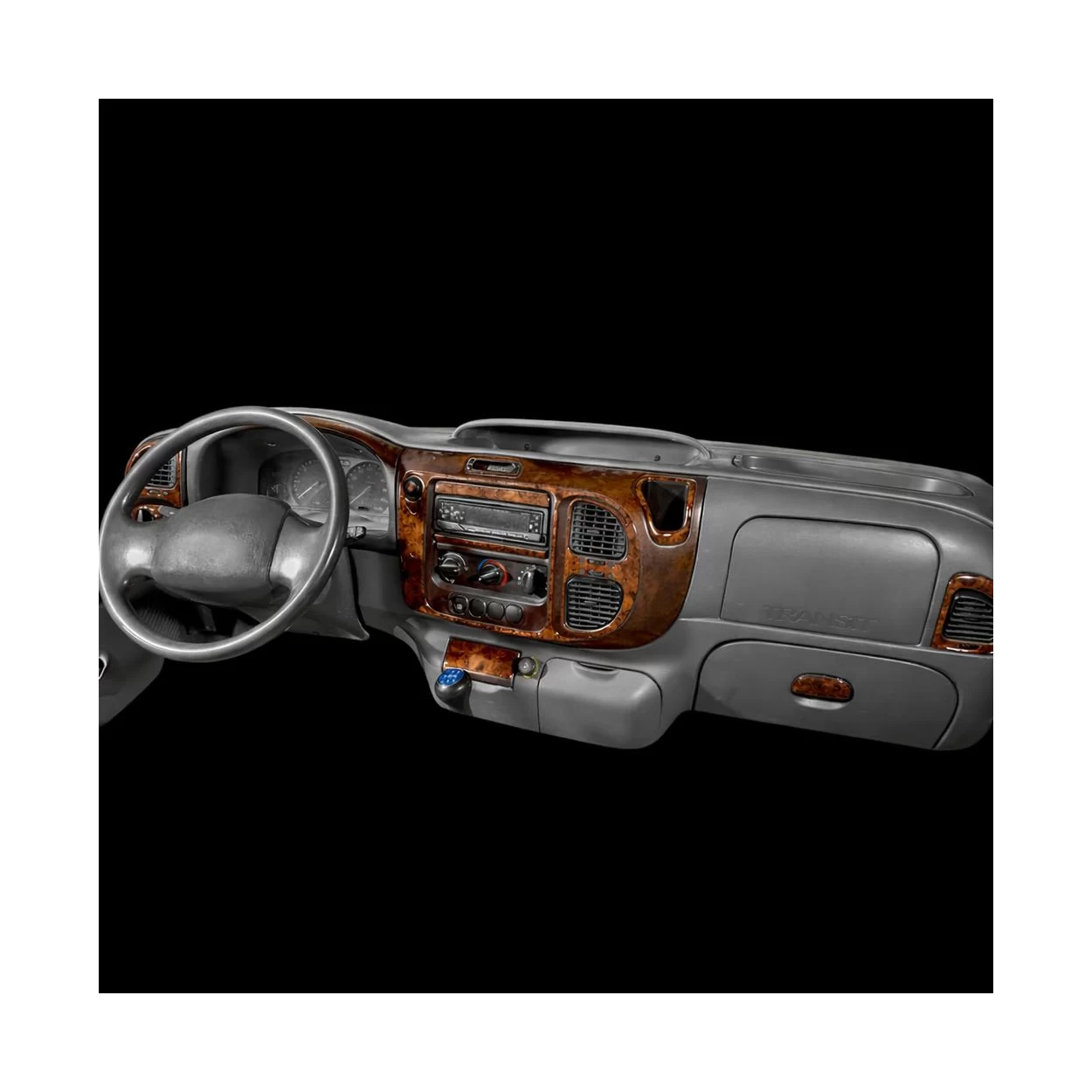 Ford Transit 03.00-08.06 3D Interior Dashboard Trim Kit Dash Trim Dekor 12-Parts