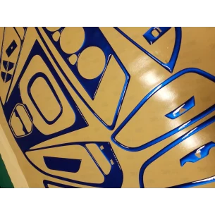 Ford Transit Custom Torneo 01.2014 3D Interior Dashboard Trim Kit Dash Trim Dekor 23-Parts