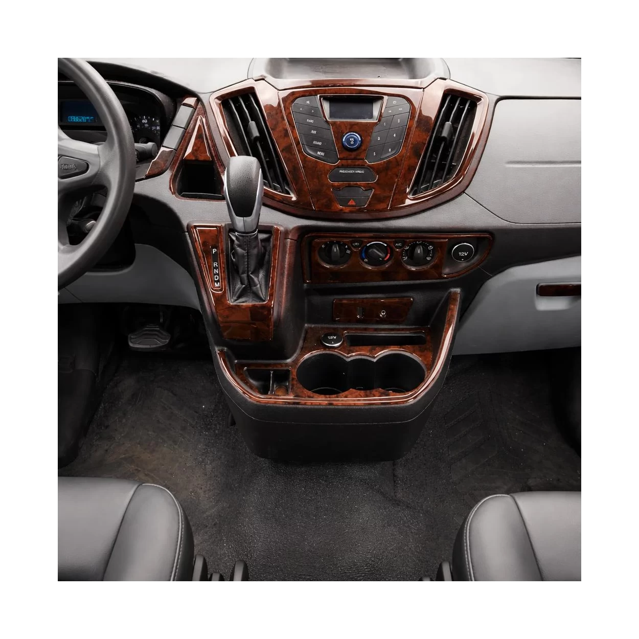 Ford Transit Dlux 01.2014 3D Interior Dashboard Trim Kit Dash Trim Dekor 20-Parts