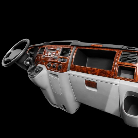 Ford Transit Journey 09.06-08.10 3D Interior Dashboard Trim Kit Dash Trim Dekor 23-Parts