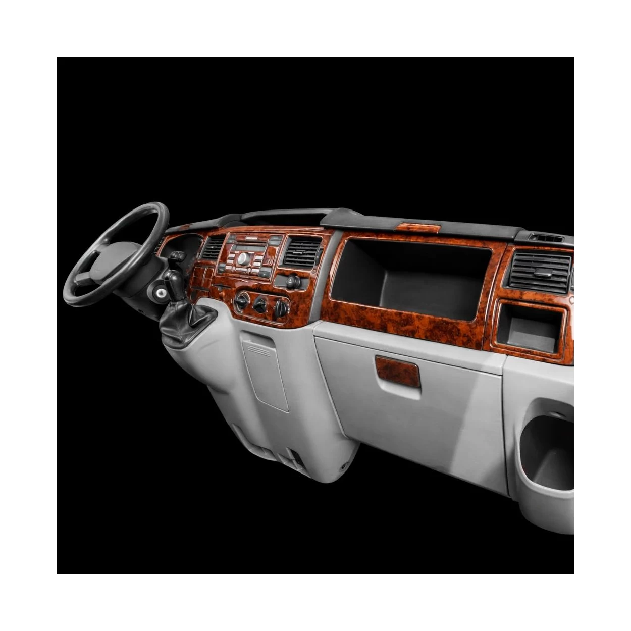 Ford Transit Journey 09.06-08.10 3D Interior Dashboard Trim Kit Dash Trim Dekor 23-Parts