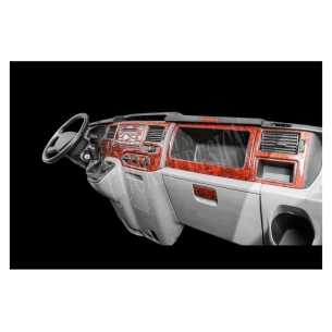 Ford Transit Journey 09.06-08.10 3D Interior Dashboard Trim Kit Dash Trim Dekor 23-Parts