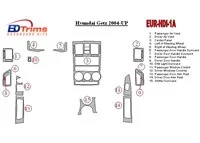 Hyundai Getz 2004-UP Interior BD Dash Trim Kit - 1 - Interior Dash Trim Kit Hyundai Getz 2004-UP Interior BD Dash Trim Kit - 1 - Interior Dash Trim Kit