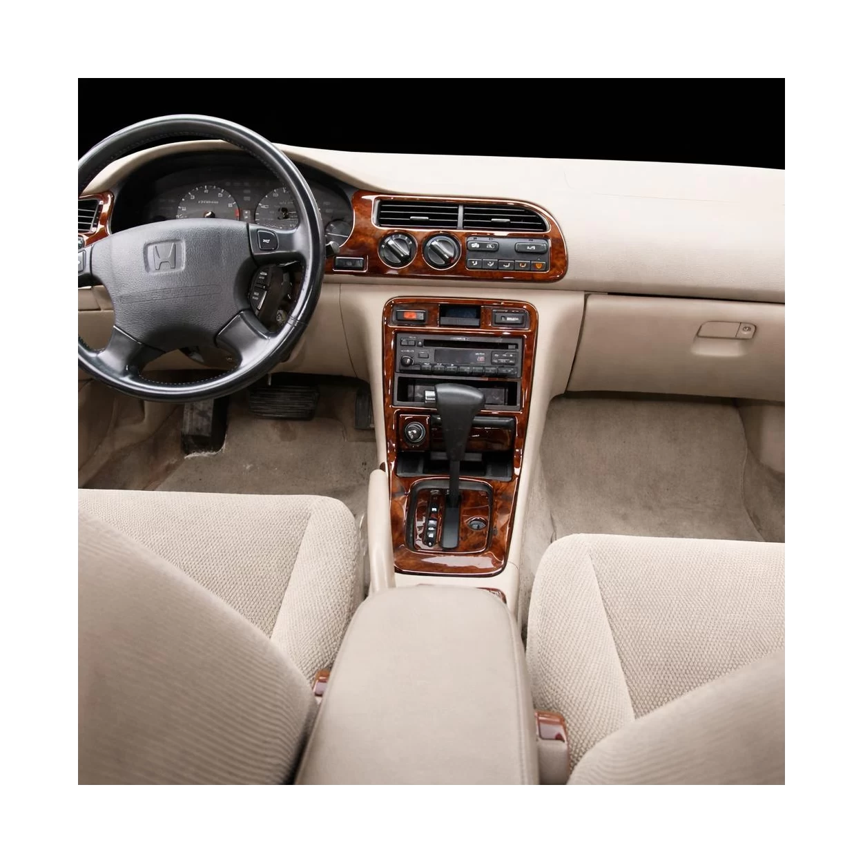 Honda Accord 1994-1997 2 Doors, Full Set, 18 Parts set Interior BD Dash Trim Kit