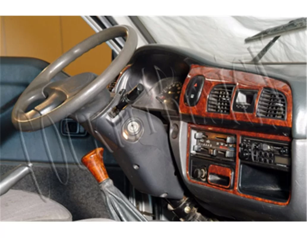 Hyundai H 100 01.98-07.04 3D Interior Dashboard Trim Kit Dash Trim Dekor 11-Parts - 1 - Interior Dash Trim Kit