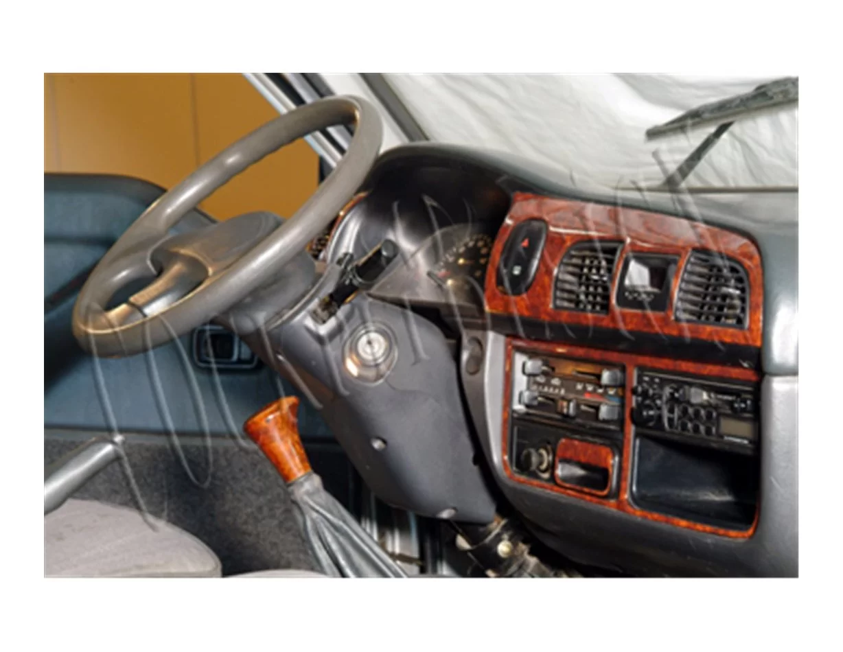 Hyundai H 100 01.98-07.04 3D Interior Dashboard Trim Kit Dash Trim Dekor 11-Parts - 1 - Interior Dash Trim Kit