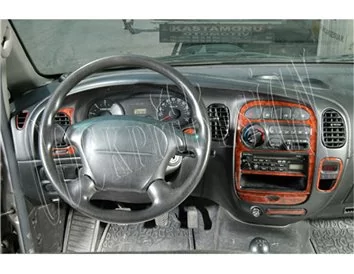 Hyundai H 100 08.2004 3D Interior Dashboard Trim Kit Dash Trim Dekor 10-Parts - 1 - Interior Dash Trim Kit
