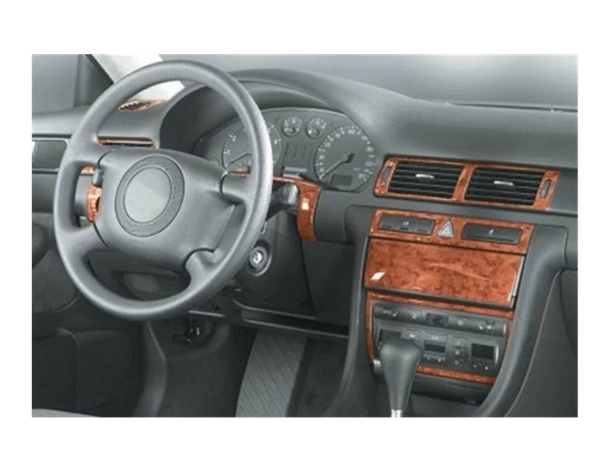Audi A6 C5 Typ 4B 05.97-05.01 3D Interior Dashboard Trim Kit Dash Trim Dekor 12-Parts - 1 - Interior Dash Trim Kit