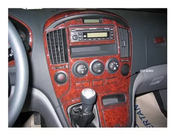 Hyundai H1 Full Set 03.2008 3D Interior Dashboard Trim Kit Dash Trim Dekor 32-Parts - 1 - Interior Dash Trim Kit