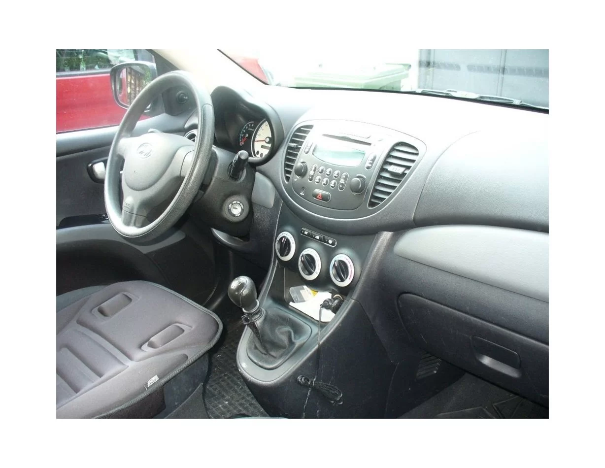 Hyundai I 10 07.2008 3D Interior Dashboard Trim Kit Dash Trim Dekor 16-Parts - 1 - Interior Dash Trim Kit