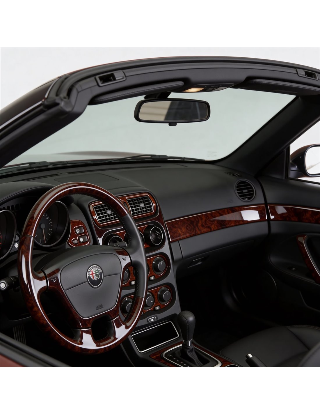 Alfa Romeo Spider GTV 05.1995 3D Interior Dashboard Trim Kit Dash Trim Dekor 18-Parts