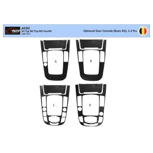 Audi A4 B8 Typ 8K 2009-2015 3D Interior Dashboard Trim Kit WHZ Dash Trim Dekor 1-2-Parts 2