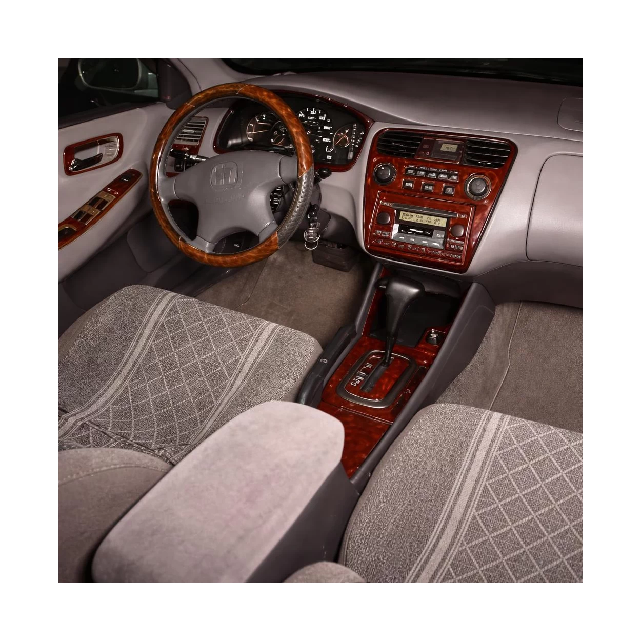 Honda Accord 2001-2002 4 Doors, OEM Compliance, 23 Parts set Interior BD Dash Trim Kit