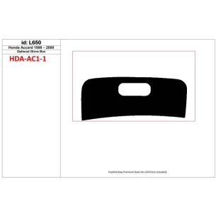 Honda Accord 2001-2002 glowe-box, 1 Parts set Interior BD Dash Trim Kit