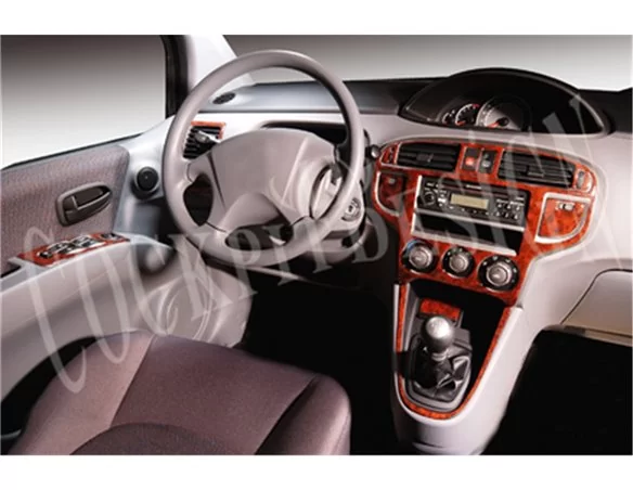 Hyundai Matrix 06.2006 3D Interior Dashboard Trim Kit Dash Trim Dekor 13-Parts - 1 - Interior Dash Trim Kit