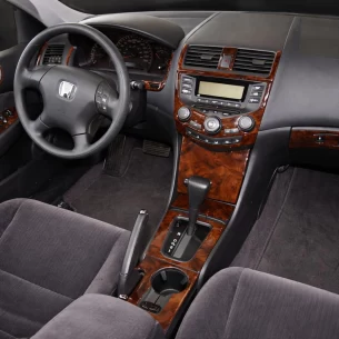 Honda Accord 2003-2007 Basic Set, Manual Gearbox A/C Control, Without NAVI system, 4 Doors Interior BD Dash Trim Kit