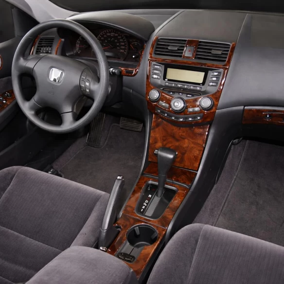 Honda Accord 2003-2007 Full Set, Automatic Gear, Automatic A/C, 2 Doors Interior BD Dash Trim Kit
