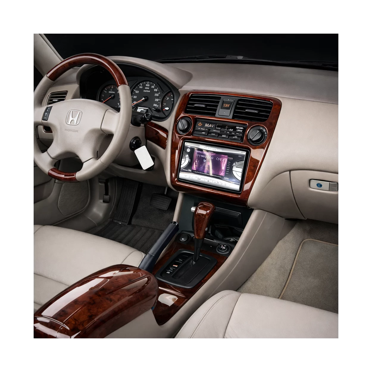 Honda Accord Euro 06.98-02.02 3D Interior Dashboard Trim Kit Dash Trim Dekor 11-Parts