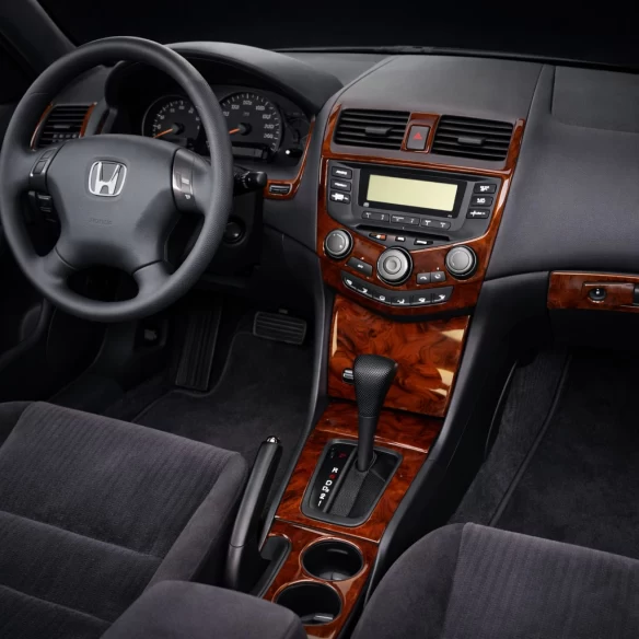 Honda Accord EX 2003-2007 Basic Set, Automatic Gear, Automatic A/C, 2 Doors Interior BD Dash Trim Kit
