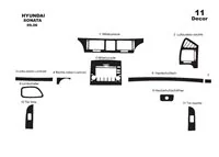 Hyundai Sonata 01.06-12.08 3D Interior Dashboard Trim Kit Dash Trim Dekor 10-Parts - 1 - Interior Dash Trim Kit Hyundai Sonata 01.06-12.08 3D Interior Dashboard Trim Kit Dash Trim Dekor 10-Parts - 1 - Interior Dash Trim Kit