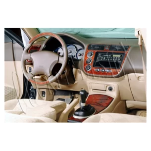 Honda Civic 04.01-06.06 3D Interior Dashboard Trim Kit Dash Trim Dekor 10-Parts