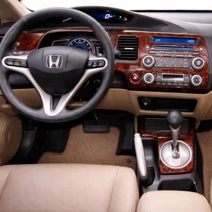 Honda Civic 06.06-12.11 3D Interior Dashboard Trim Kit Dash Trim Dekor 16-Parts