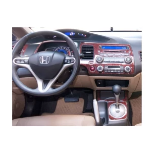 Honda Civic 06.06-12.11 3D Interior Dashboard Trim Kit Dash Trim Dekor 16-Parts