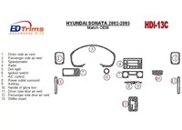 Hyundai Sonata 2002-2005 For cars With Factory Installed Wood Kit Interior BD Dash Trim Kit - 1 - Interior Dash Trim Kit Hyundai Sonata 2002-2005 For cars With Factory Installed Wood Kit Interior BD Dash Trim Kit - 1 - Interior Dash Trim Kit