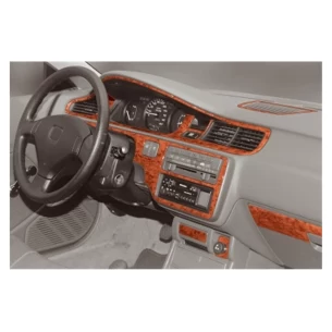 Honda Civic 09.92-01.95 3D Interior Dashboard Trim Kit Dash Trim Dekor 14-Parts
