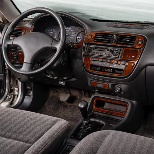 Honda Civic 09.95-03.01 3D Interior Dashboard Trim Kit Dash Trim Dekor 22-Parts