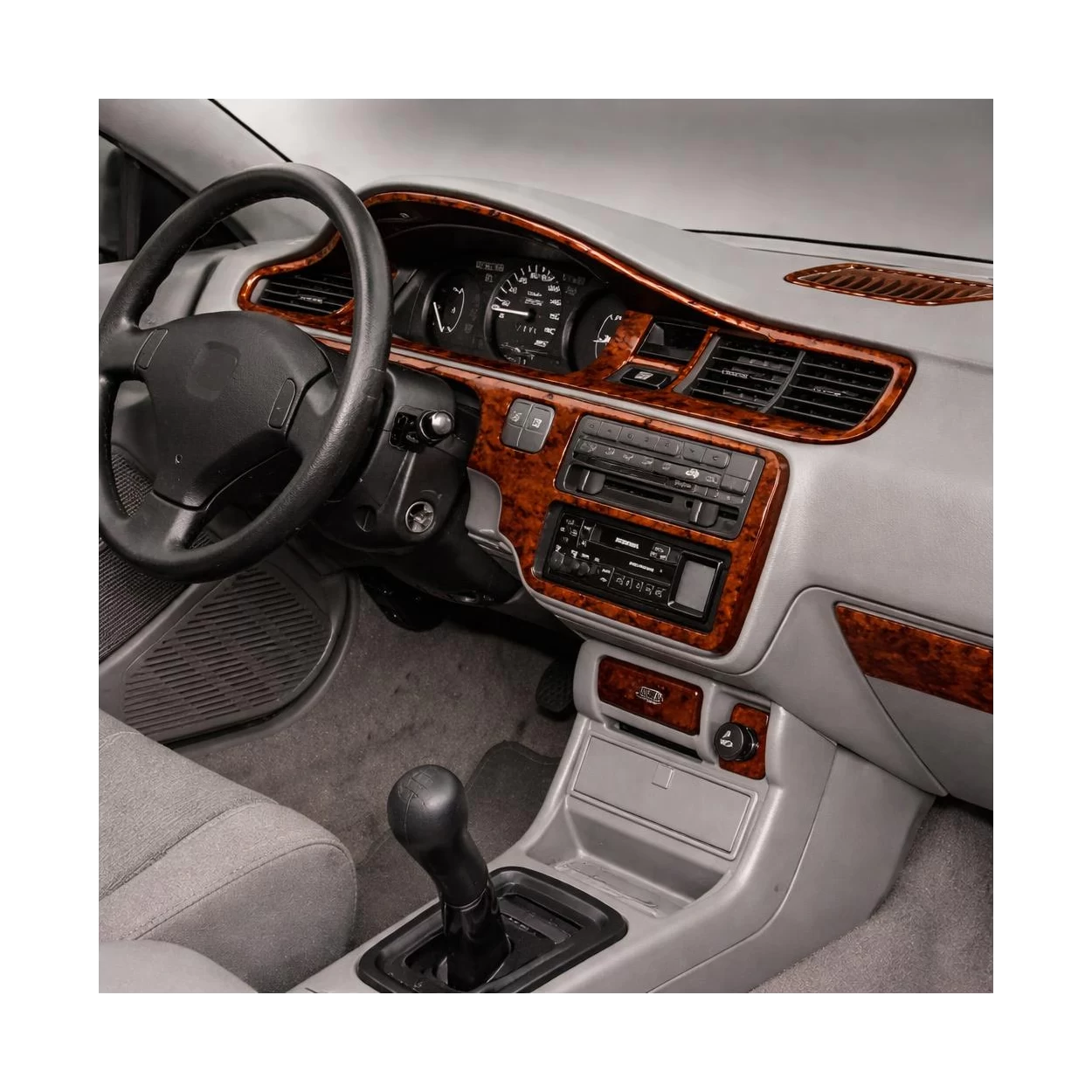 Honda Civic 1992-1995 4 Doors, Without glowe-box Interior BD Dash Trim Kit