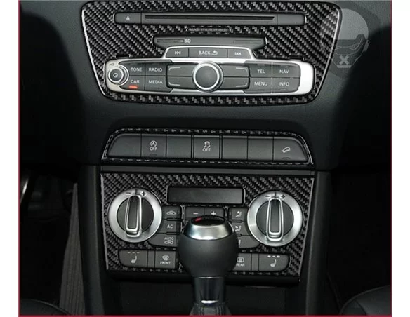Audi Q3 ab 2015 3D BASIC Interior Dashboard Trim Kit Dash Trim Dekor 28-Parts - 1 - Interior Dash Trim Kit