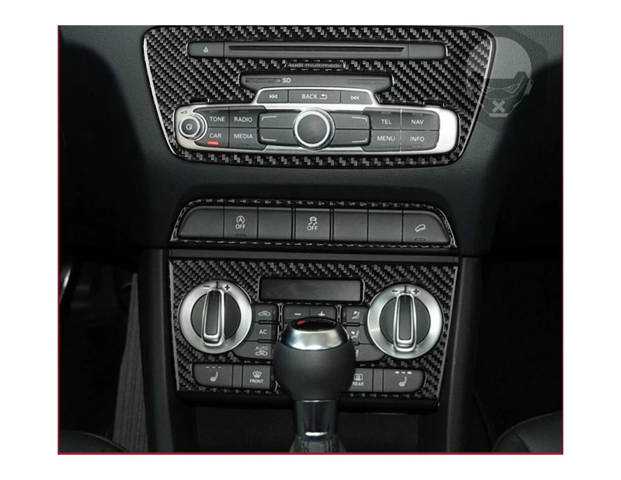 Audi Q3 ab 2015 3D BASIC Interior Dashboard Trim Kit Dash Trim Dekor 28-Parts - 1 - Interior Dash Trim Kit