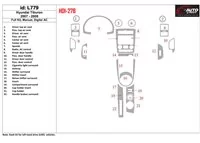 Hyundai Tiburon 2007-2008 Full Set, Manual Gear Box, Automatic AC Interior BD Dash Trim Kit - 1 - Interior Dash Trim Kit Hyundai Tiburon 2007-2008 Full Set, Manual Gear Box, Automatic AC Interior BD Dash Trim Kit - 1 - Interior Dash Trim Kit