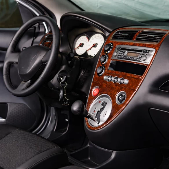 Honda Civic Type R 03.01-09.06 3D Interior Dashboard Trim Kit Dash Trim Dekor 6-Parts