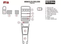 Infiniti G 1992-1996 Full Set Interior BD Dash Trim Kit - 1 - Interior Dash Trim Kit Infiniti G 1992-1996 Full Set Interior BD Dash Trim Kit - 1 - Interior Dash Trim Kit