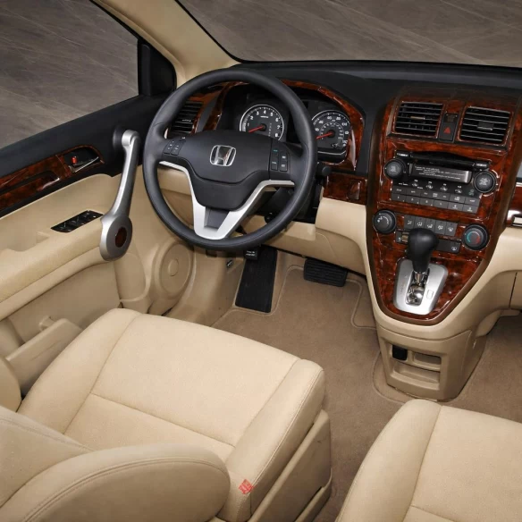 Honda CR-V 2007-2009 Basic Set, Without NAVI, Without Heated Seats Interior BD Dash Trim Kit
