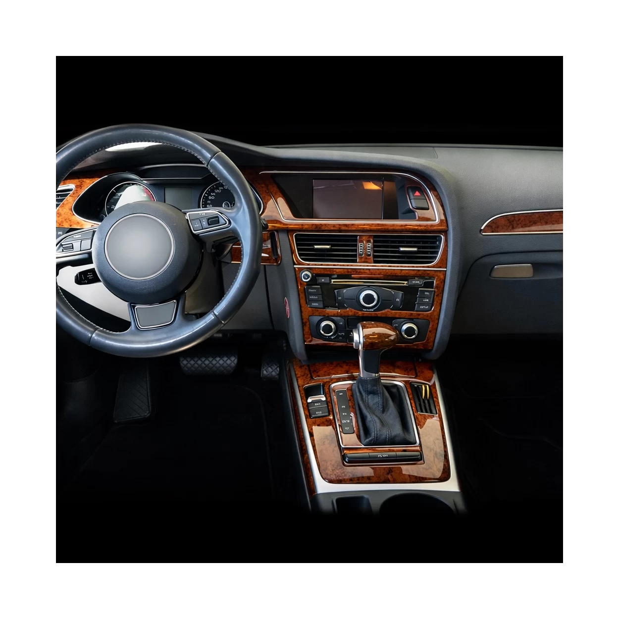 Audi A4 B8 Typ 8K 2009-2015 3D Interior Dashboard Trim Kit WHZ Dash Trim Dekor 7-Parts