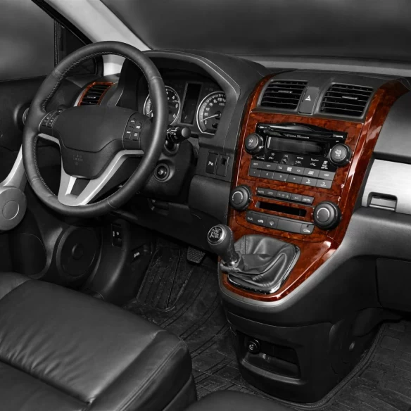 Honda CR-V 4X4 01.07-12.13 3D Interior Dashboard Trim Kit Dash Trim Dekor 8-Parts