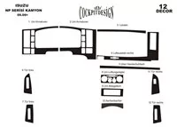 Isuzu NPR Series 09.2009 3D Interior Dashboard Trim Kit Dash Trim Dekor 12-Parts - 2 - Interior Dash Trim Kit Isuzu NPR Series 09.2009 3D Interior Dashboard Trim Kit Dash Trim Dekor 12-Parts - 2 - Interior Dash Trim Kit
