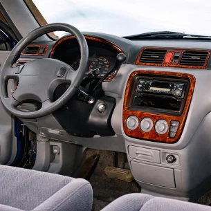 Honda CR-V 4X4 06.97-01.02 3D Interior Dashboard Trim Kit Dash Trim Dekor 9-Parts