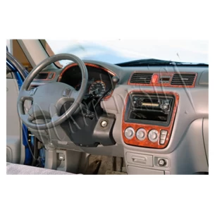Honda CR-V 4X4 06.97-01.02 3D Interior Dashboard Trim Kit Dash Trim Dekor 9-Parts