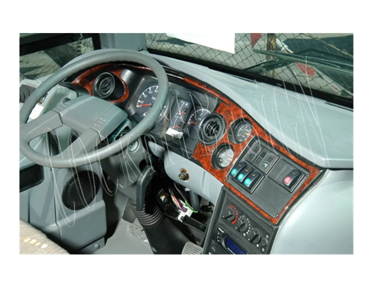 Isuzu Turkuaz 01.2005 3D Interior Dashboard Trim Kit Dash Trim Dekor 2-Parts - 1 - Interior Dash Trim Kit